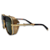 Ochelari barbatesti, animal print, lentila neagrua, Matteo Ferari