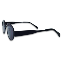 Ochelari de soare unisex Matteo Ferari, rama neagra
