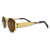 Ochelari de soare unisex Matteo Ferari, rama aurie
