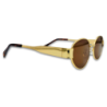 Ochelari de soare unisex Matteo Ferari, rama aurie