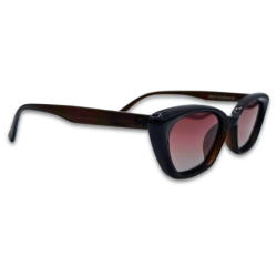 Ochelari de soare pentru femei, Matteo Ferari, cat-eye, lentile maro degrade