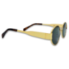 Ochelari de soare unisex Matteo Ferari, lentile verzi, rama aurie