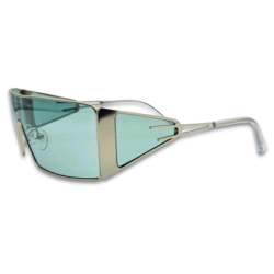 Ochelari unisex Matteo Ferari, lentile laterale, culoare verde menta
