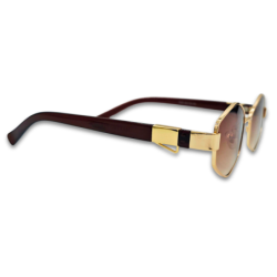 Ochelari de soare unisex Matteo Ferari , lentile maro cu protectie UV400