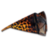Ochelari de soare unisex Matteo Ferari animal print, lentila maro