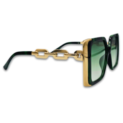 Ochelari de soare pentru femei Matteo Ferari, lentile verzi degrade, UV400