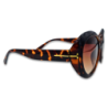 Ochelari de soare pentru femei, Matteo Ferari, animal print, lentile maro