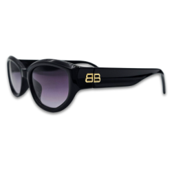 Ochelari de soare unisex Matteo Ferari, lentile negre degrade