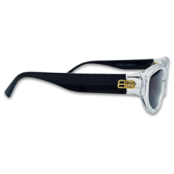 Ochelari de soare unisex Matteo Ferari, lentile negre