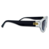 Ochelari de soare unisex Matteo Ferari, lentile negre