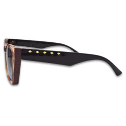 Ochelari de soare pentru femei Matteo Ferari cu lentile maro, UV400